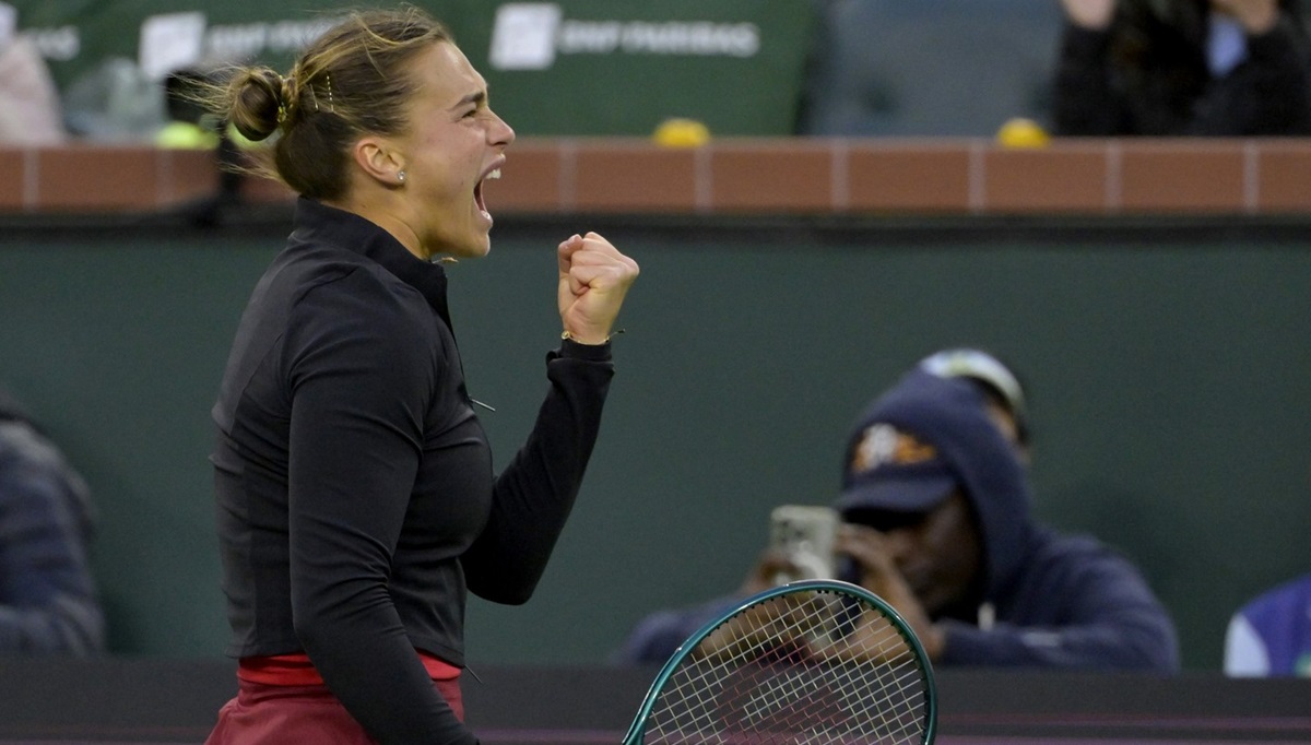 Aryna Sabalenka și Mirra Andreeva, în finala de la Indian Wells. Jucătoarea de 17 ani a învins-o pe Iga Swiatek în semifinale