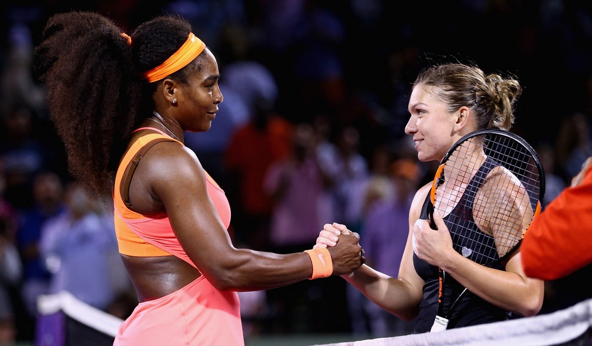 Serena Williams şi Simona Halep dau mâna