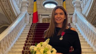 Simona Halep a participat la ceremonia lui Gică Hagi! Cum şi-a făcut apariţia fostul număr 1 WTA la Palatul Cotroceni