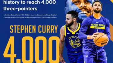 Cadou uriaş de ziua lui: Steph Curry a devenit primul jucător din NBA cu 4.000 de coşuri de 3 puncte