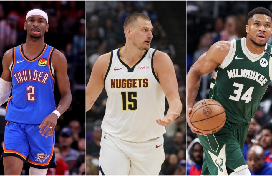 Shai Gilgeous-Alexander, Nikola Jokic şi Giannis Antetokounmpo, în finala pentru trofeul MVP