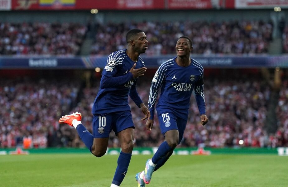 Arsenal – PSG 0-1! Dembele, „eroul” lui Luis Enrique! „Tunarii”, misiune dificilă la retur