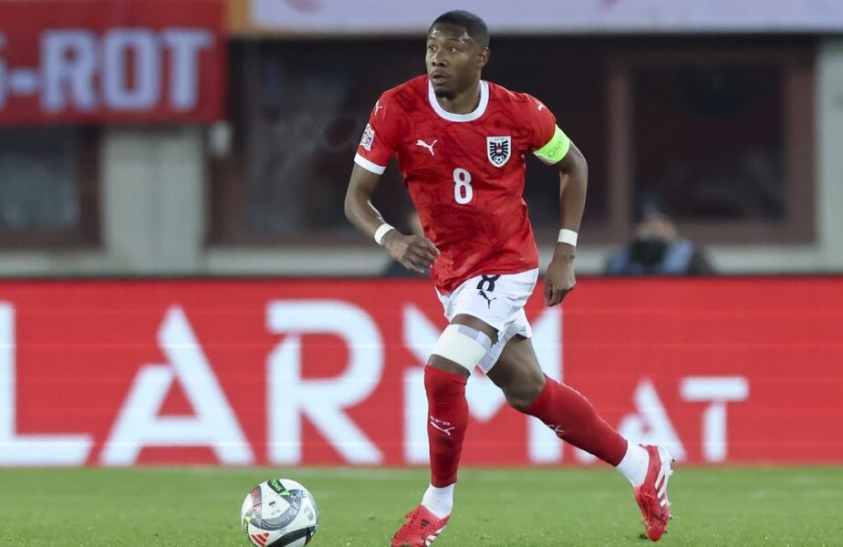 Veste uriaşă pentru România! Austriecii au anunţat cât va lipsi David Alaba: „Cursă contra cronometru”