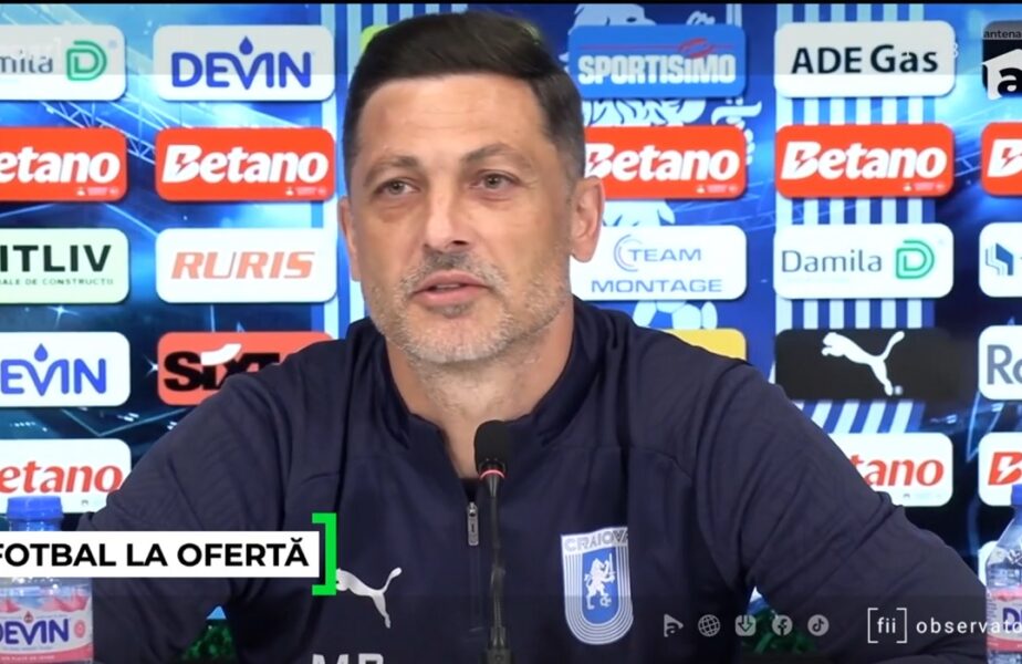 Mirel Rădoi, în timpul unei conferinţe de presă
