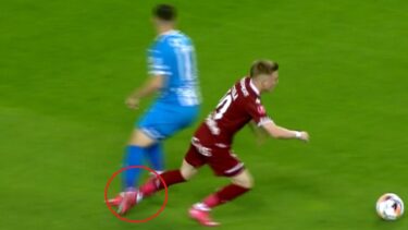 Fază controversată în Universitatea Craiova – Rapid! Giuleştenii au cerut penalty! Ce a spus Gabi Balint