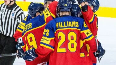 Italia – România 7-1. Tricolorii, învinşi clar în ultimul meci de la Campionatul Mondial de hochei, Divizia I/A